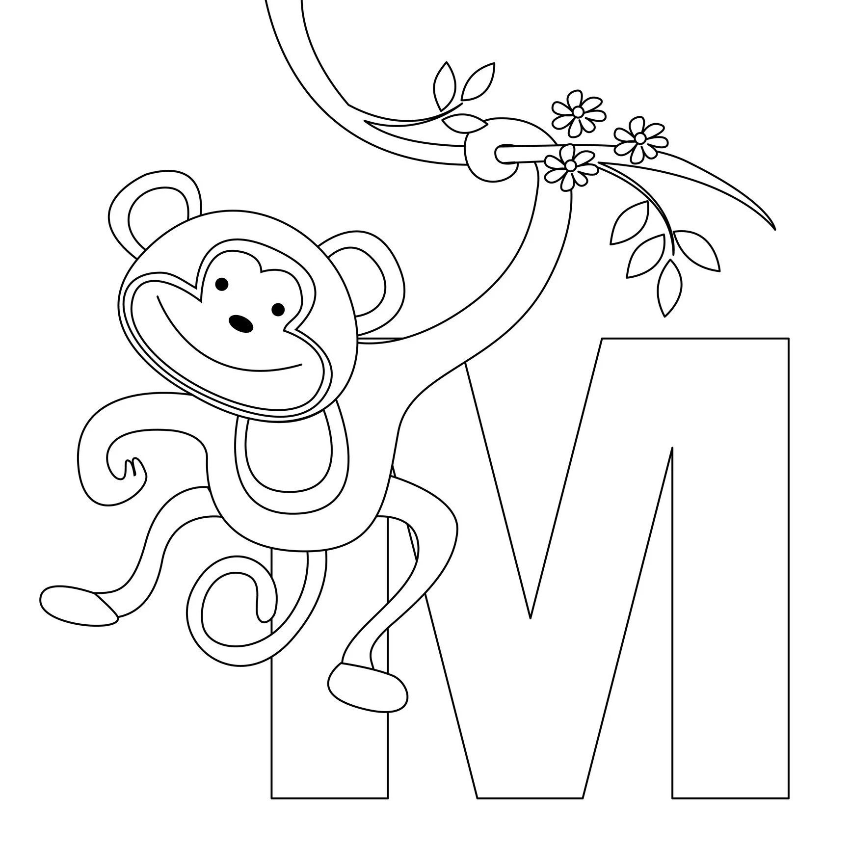 Discover unique letters to color letters, help children love to learn phonetics.