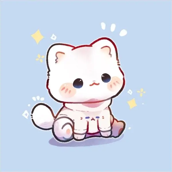 Hình ảnh chibi dễ thương buồn với biểu cảm buồn