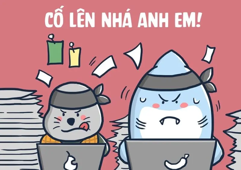 Meme chiến đấu với thông điệp truyền cảm hứng