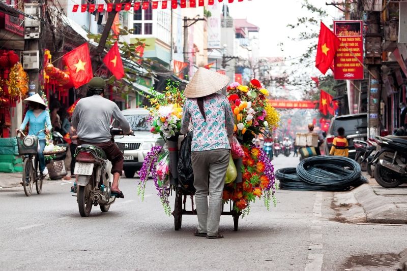 Sự quyến rũ của ảnh hoa mùa thu Hà Nội