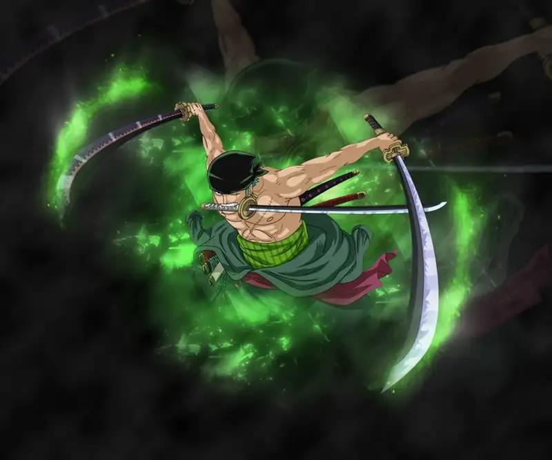 Hình ảnh của Roronoa Zoro từ phim hành động