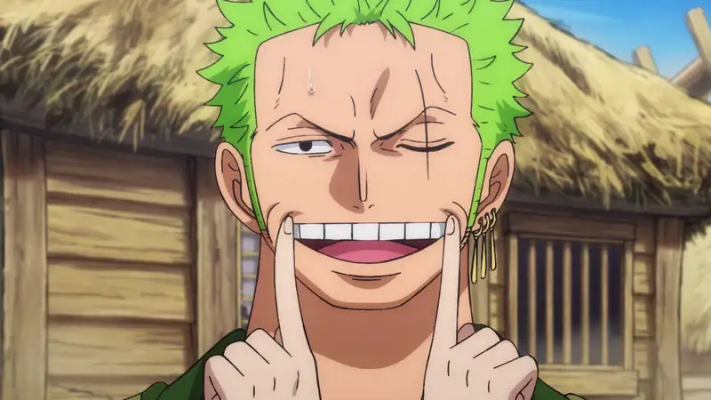 Hình ảnh của Roronoa Zoro từ các phiên bản anime