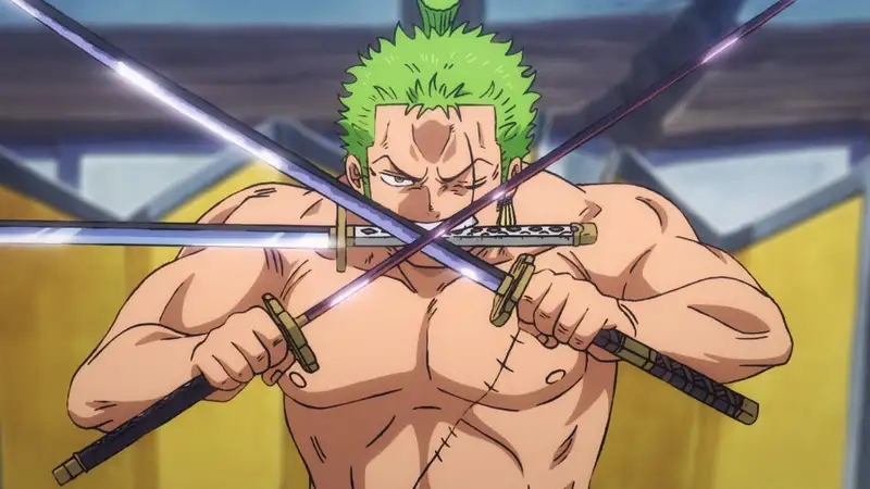 Chiêm ngưỡng hình ảnh của Roronoa Zoro với Kiếmu vĩ đại