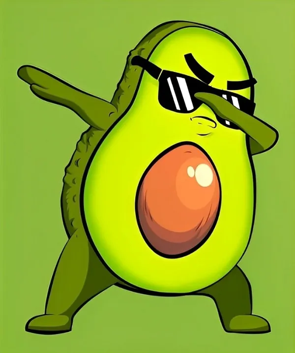 Thú vị hơn với Avocado Avocado Avatar hài hước và đáng yêu