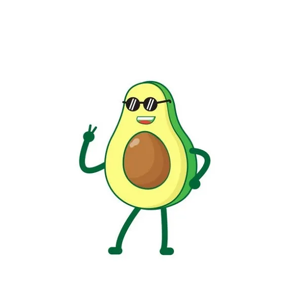 Làm nổi bật niềm vui với Avatar Avocado đáng yêu