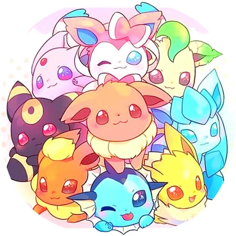 Tải xuống Pokemon Chibi ngay bây giờ để trang trí góc học tập của bạn.