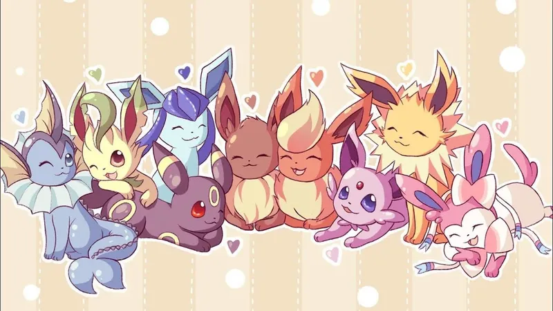 Bộ ảnh Pokemon Chibi mới nhất, không thể thiếu trong cửa hàng ảnh của bạn.