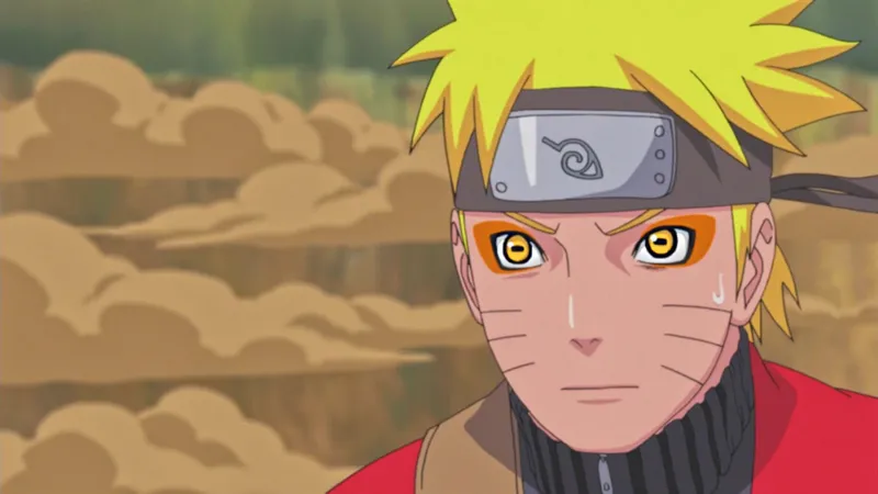 Chiêm ngưỡng ảnh Naruto Uzumaki mạnh mẽ với đôi mắt đầy quyết tâm