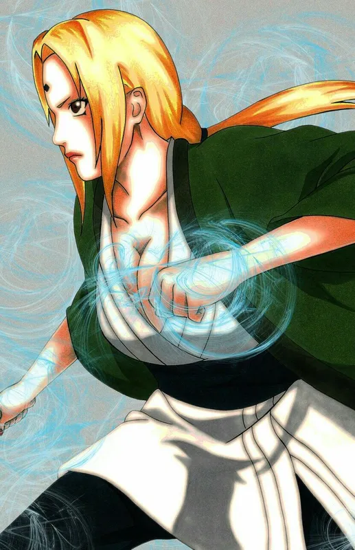 Bức ảnh của Tsunade mang đến một vẻ đẹp bí ẩn không thể rời mắt