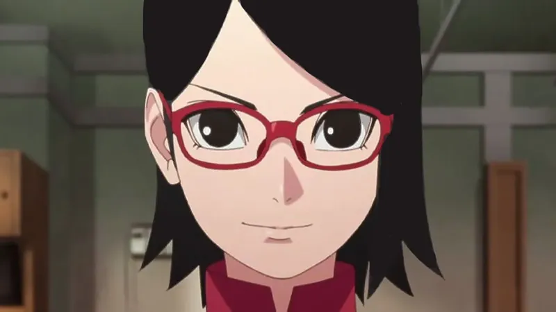 Sarada Sasuke trong hình ảnh nổi bật về sức mạnh và quyết tâm