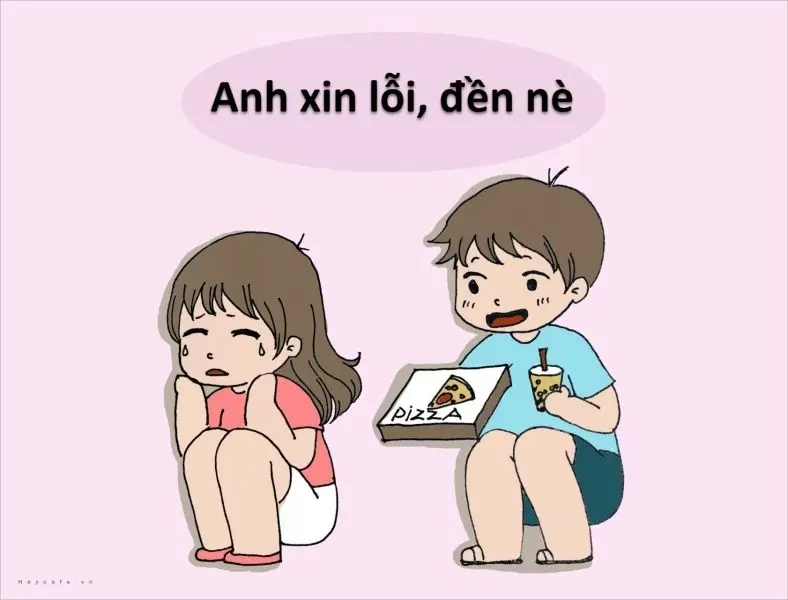 Funny chibi meme như một khuôn mặt troll