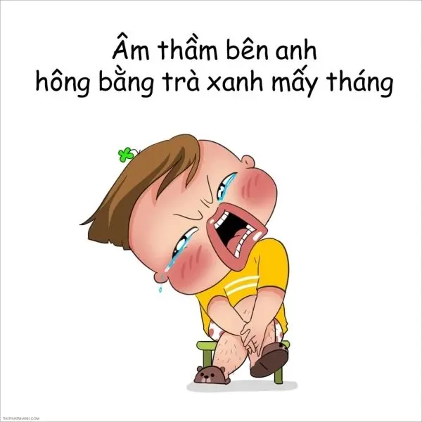 Chibi meme hài hước như một biểu hiện bất mãn