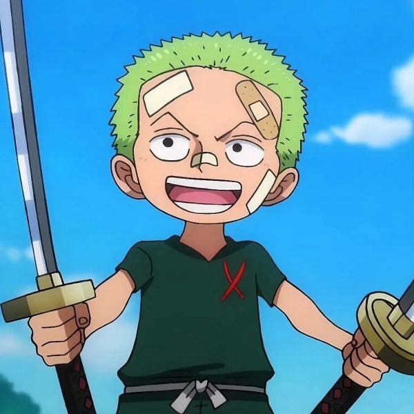 Ảnh của Zoro Chibi và nụ cười tự tin