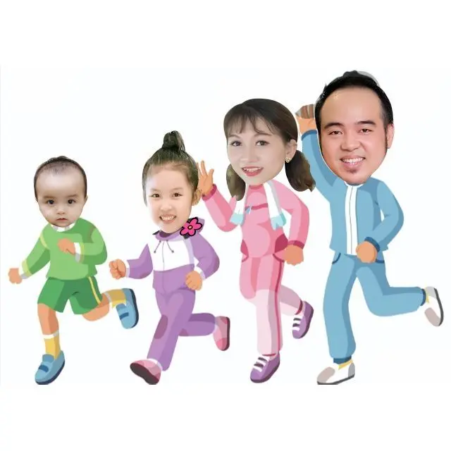 Khuôn mặt dễ thương Chibi ảnh cho hình nền