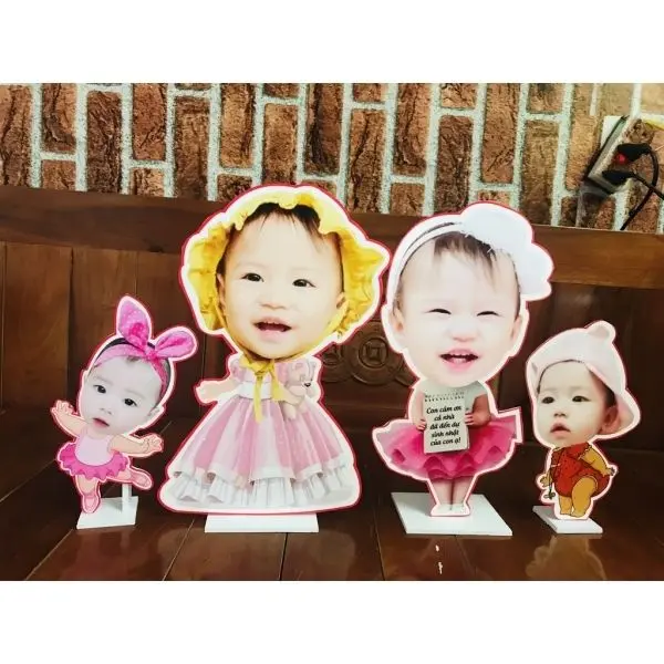 Ảnh chibi với tông màu pastel