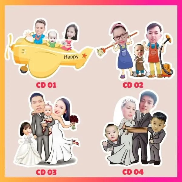 Ảnh Chibi dễ thương và trẻ trung phong cách