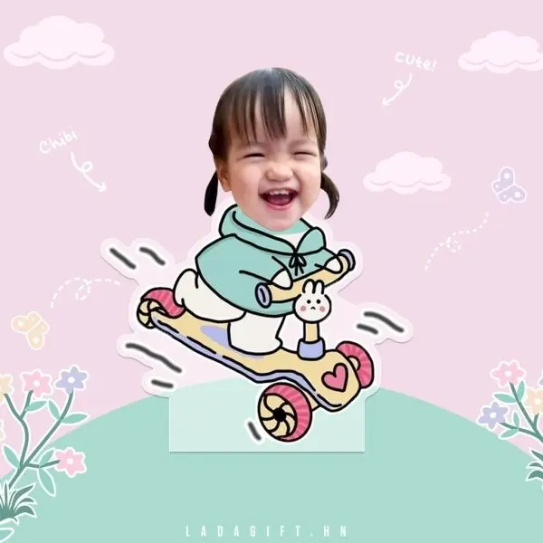 Ảnh chibi với phong cách hoạt hình