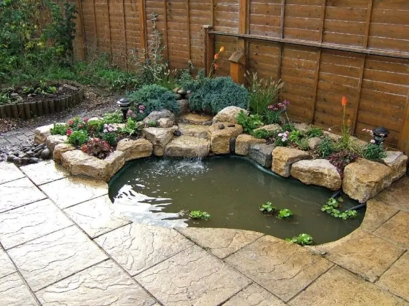 The garden is more vivid with the scenery of beautiful rockery.