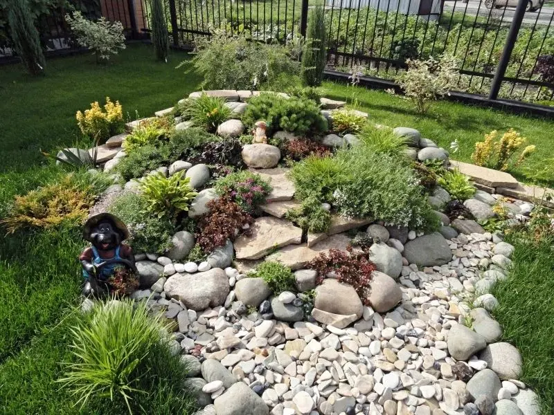 The rockery is naturally beautiful, the symbol of sustainability and balance.