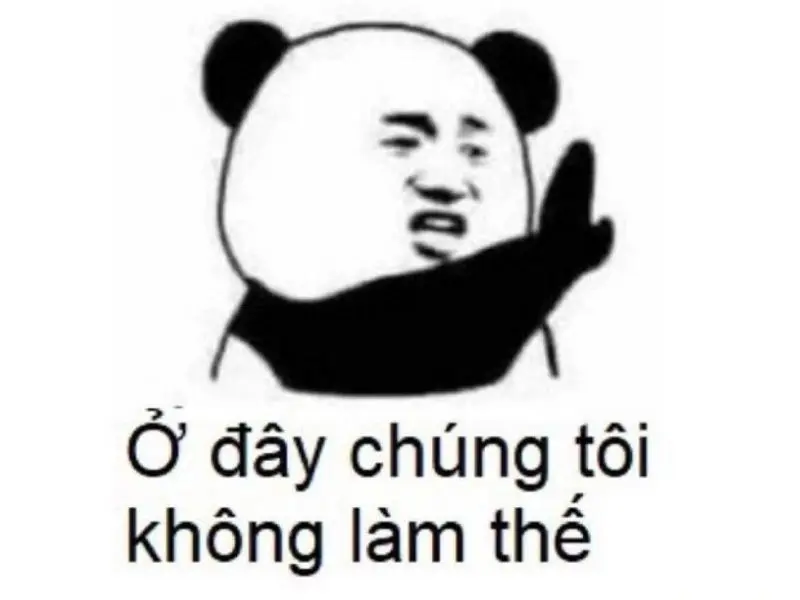 Meme chỉ trích sự hài hước và thoải mái trong những tình huống không vui