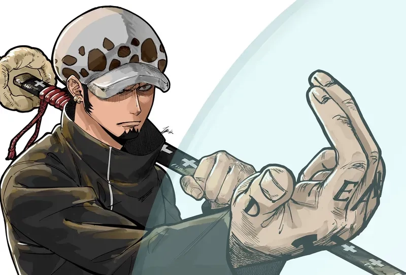 Trafalgar d Luật nước Onigashima Trận chiến khốc liệt ở Wano QuoC