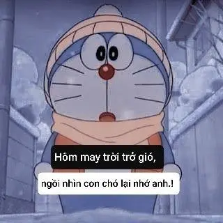 Meme Doraemon với khuôn mặt hài hước