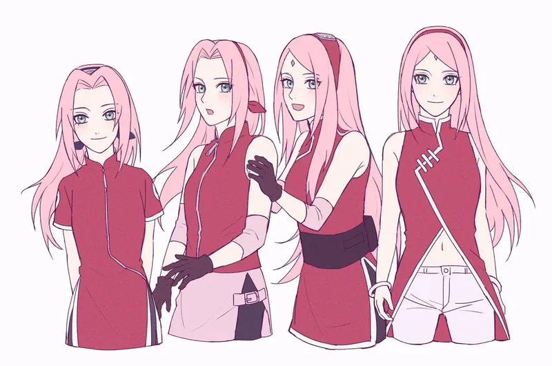 Vẻ đẹp thanh lịch nhưng mạnh mẽ của Sakura Haruno