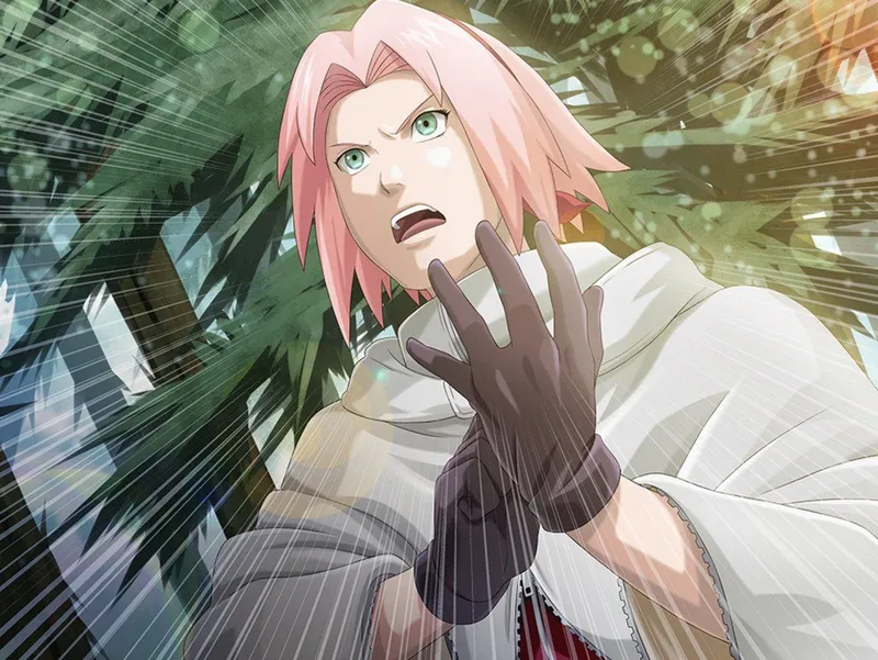 Sakura Haruno với phong cách chiến đấu không thể nhầm lẫn