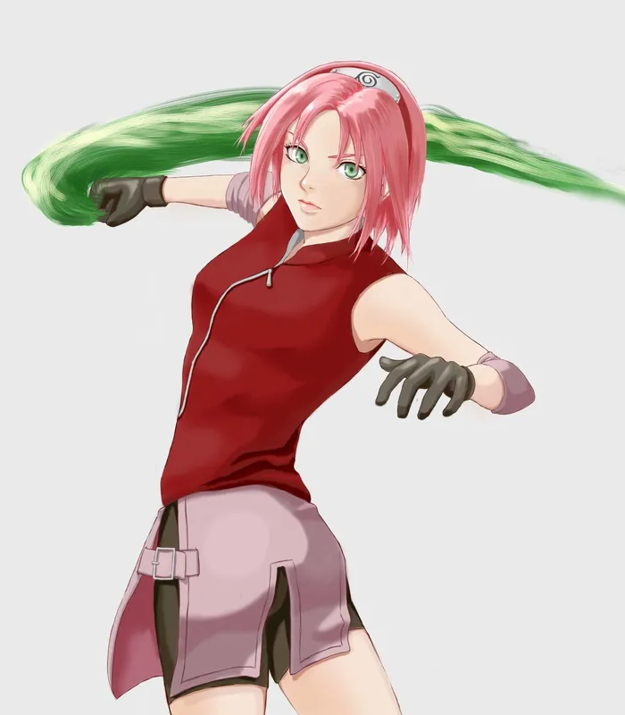 Vẻ đẹp sắc sảo và mạnh mẽ của Sakura Haruno