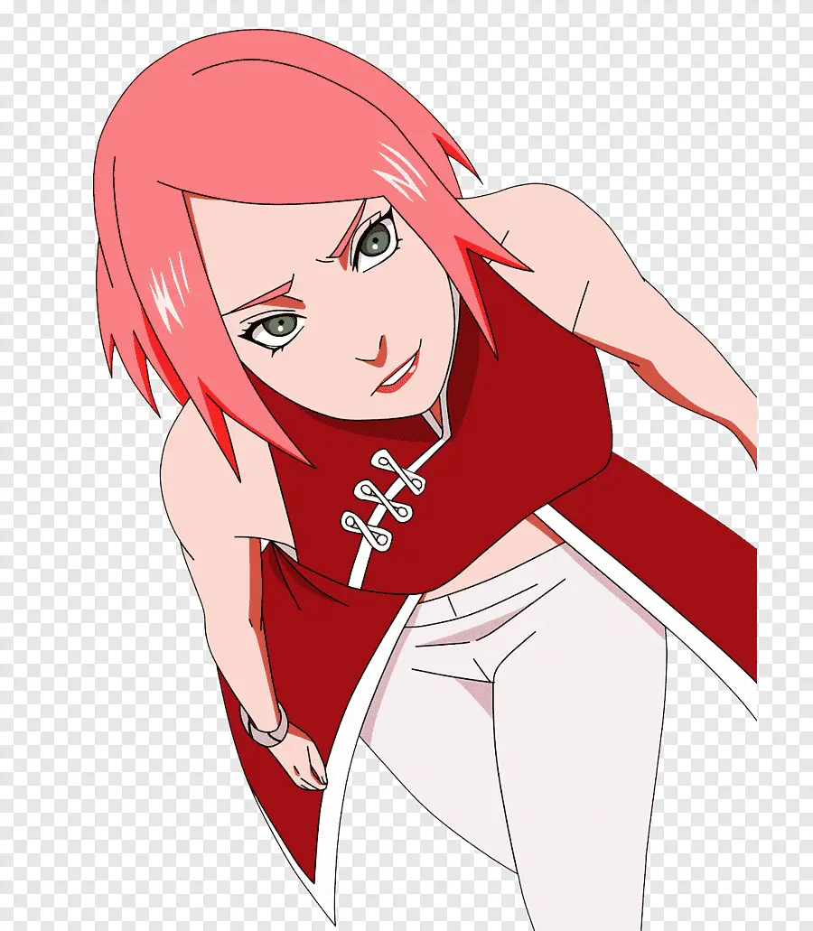 Hình ảnh của Sakura Haruno với phong cách mạnh mẽ và kiên cường