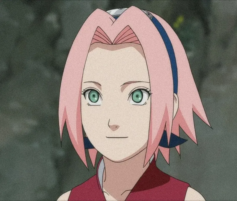 Sakura Haruno trong một khoảnh khắc tập trung cao