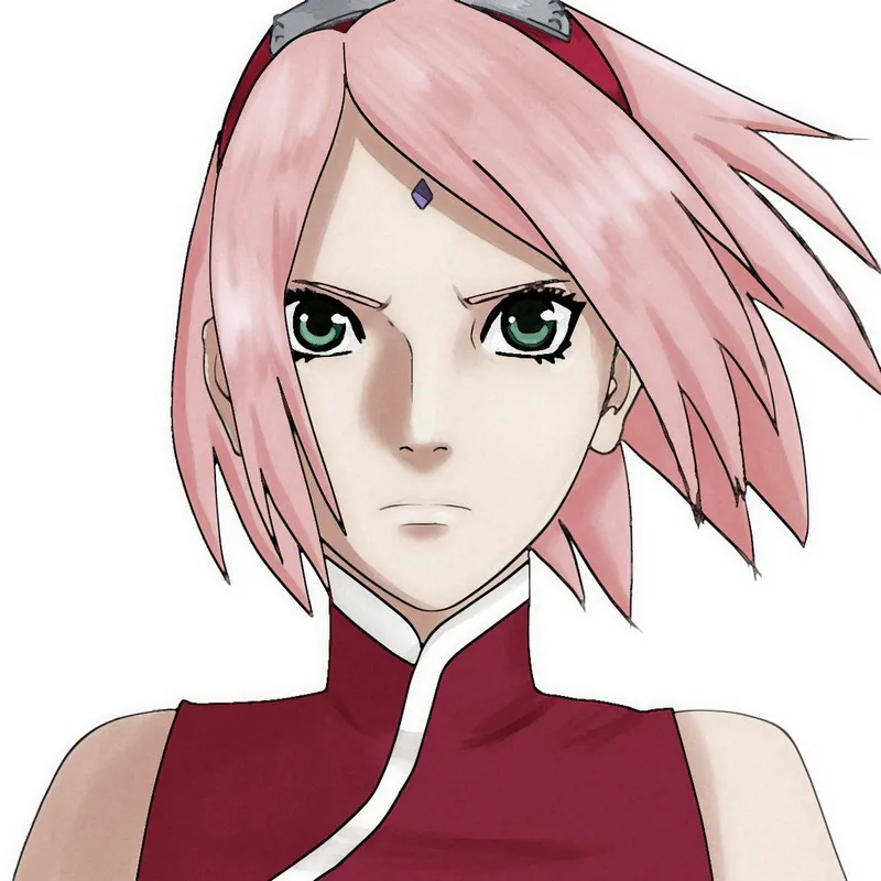 Sakura Haruno trong trang phục nổi bật và hấp dẫn