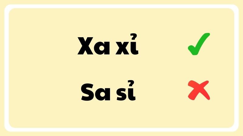 Xa xỉ hay sa sỉ