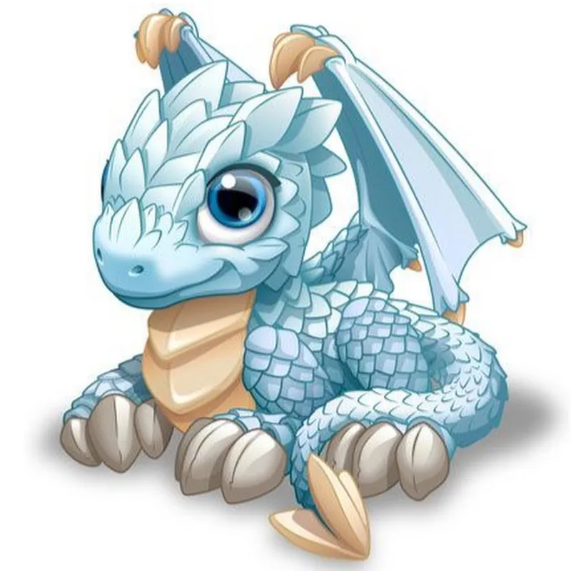 Hình ảnh của Chibi Dragon rất hài hước, phù hợp để làm hình nền cực kỳ tốt.