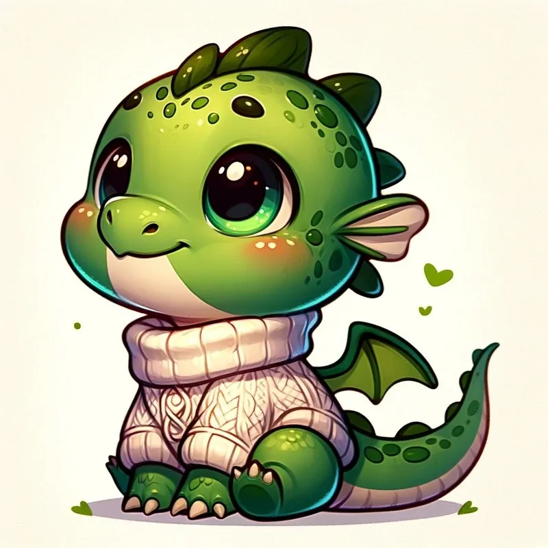 Tải xuống hình ảnh của Chibi Dragon với thiết kế độc đáo, đáng yêu.