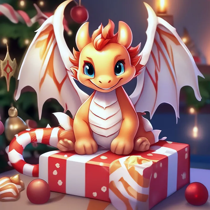 Hình ảnh của Chibi Dragon dễ thương, tạo ra một điểm nổi bật cho trang cá nhân.