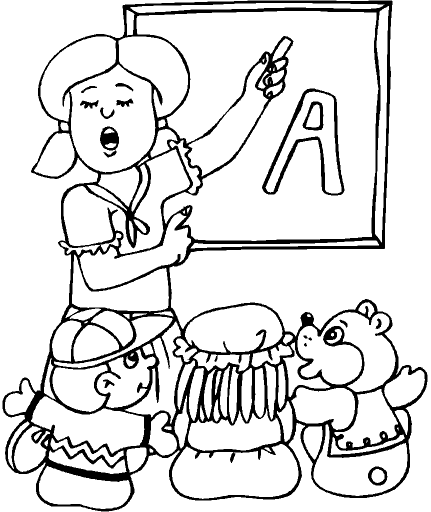 Babies will be excited about coloring the teacher color brilliant and easy to paint.