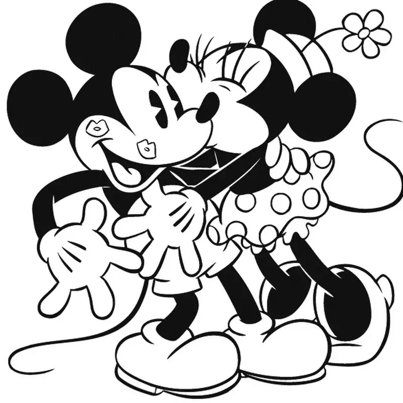 Tranh màu chuột Mickey mang lại niềm vui cho trẻ em