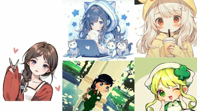 Tải ngay bộ avatar cute chibi dễ thương đốn tim giới trẻ