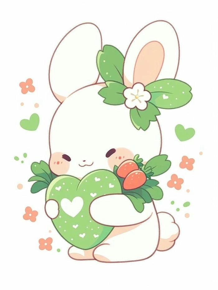 Lựa chọn chibi dễ thương những con thỏ dễ thương đẹp