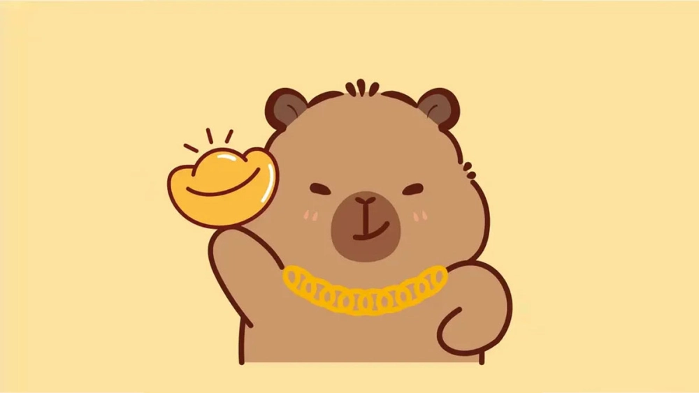 Thưởng thức Capybara Chibi dễ thương