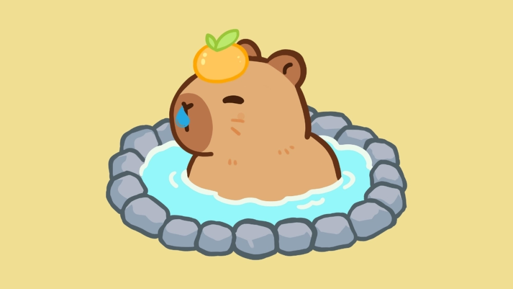 Thể hiện cá tính với chibi dễ thương avatar capybara chibi dễ thương