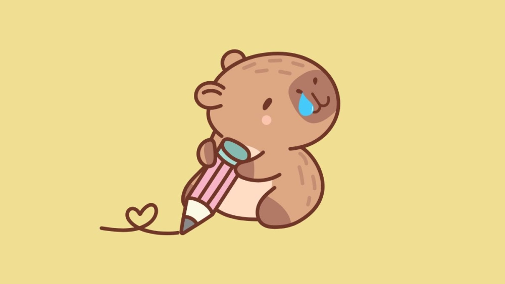 Trang trí điện thoại của bạn với hình ảnh nền hình ảnh của capybara chibi dễ thương