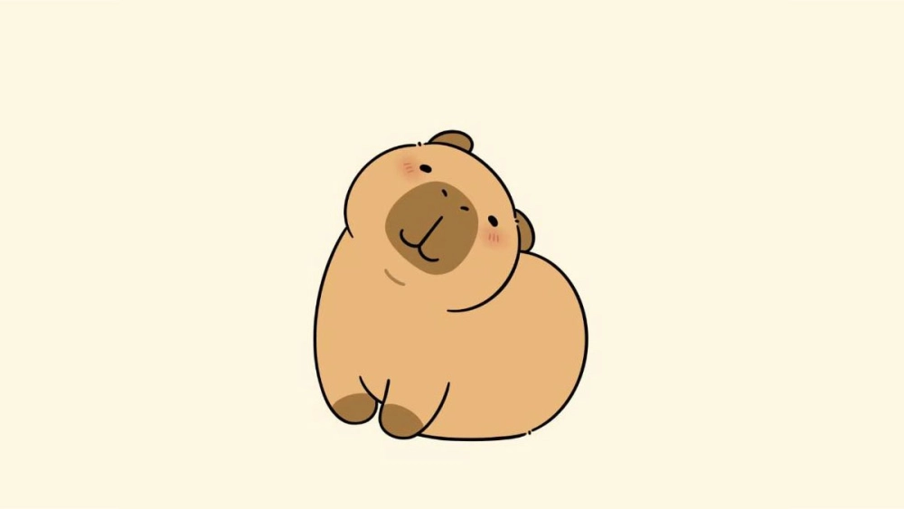 Cập nhật phong cách với hình nền Chibi Capybara dễ thương