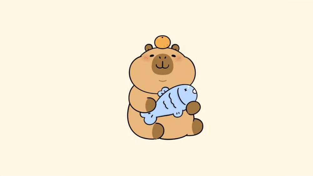 Sử dụng hình đại diện ảnh avatar capybara chibi dễ thương