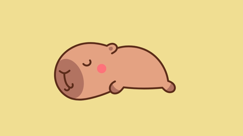 Làm mới phong cách với hình ảnh chibi hình ảnh capybara dễ thương chibi