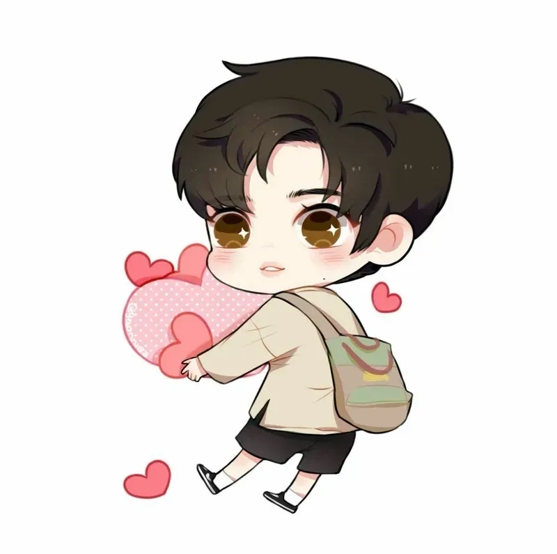 Cặp đôi hoàn hảo với avatar anime dễ thương anime boy