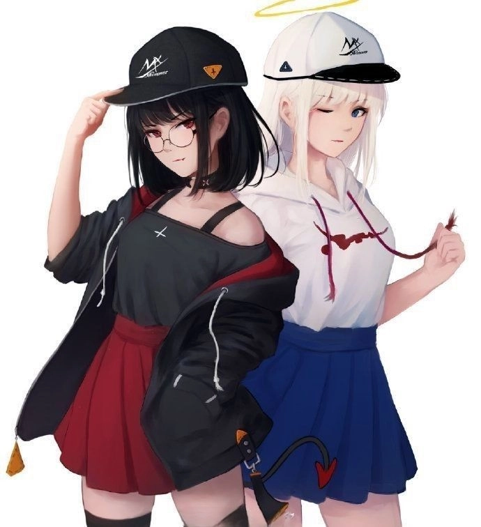 Tải xuống avatar dễ thương bff bff women's chibi vô cùng đáng yêu