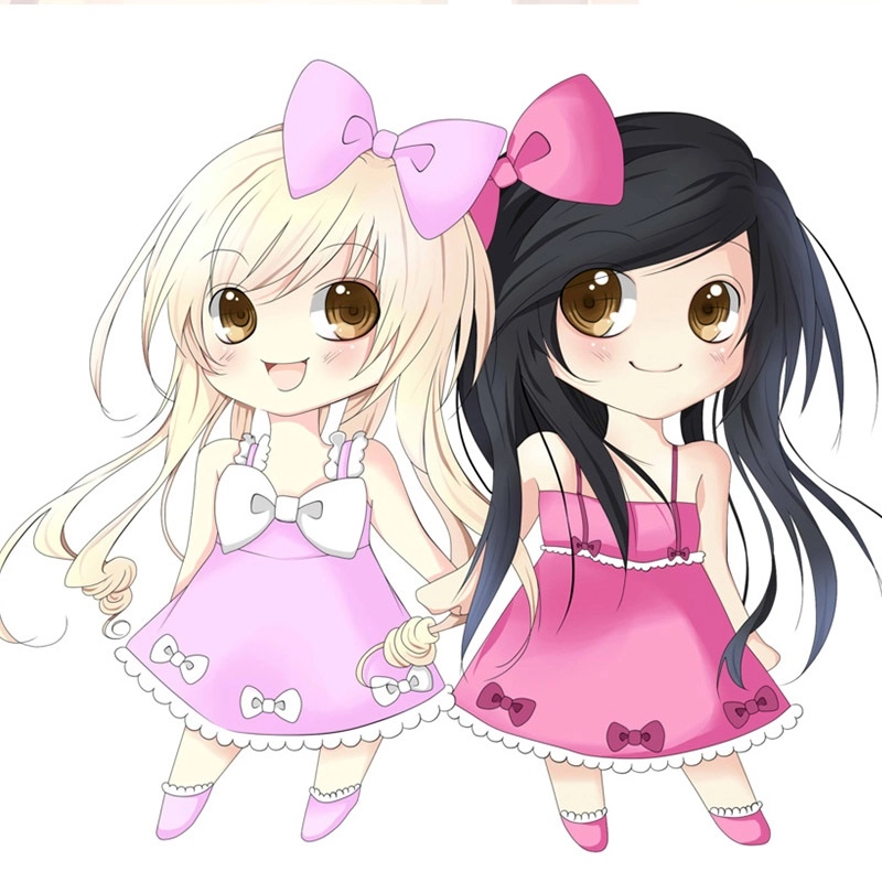 Khám phá anime Chibi Avatar dễ thương BFF Phụ nữ Chibi