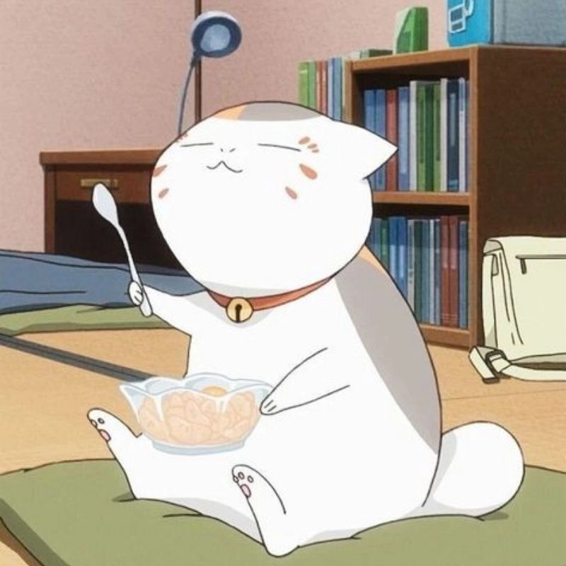 Tính cách tỏa sáng với avatar dễ thương con mèo chibi